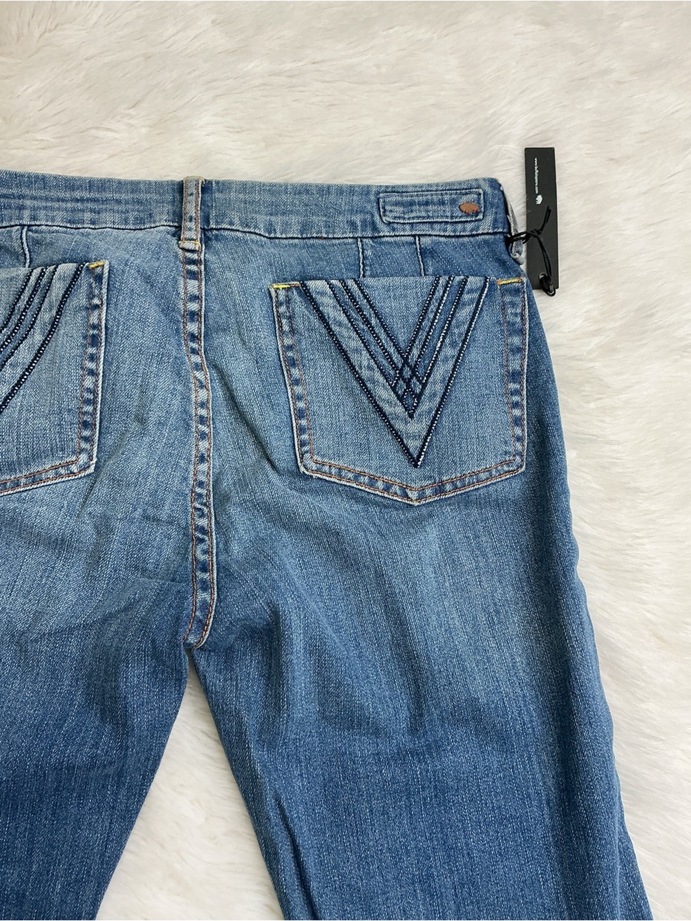 NWT - Buffalo -Pamela Low Rise Stretch Bell Bottom - Sz 29 - Picture 10 of 12